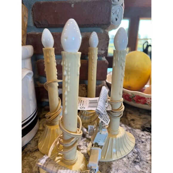 Vintage Electric Drip Window Candles, Set of 4 - All Tested and Working - Picture 1 of 1